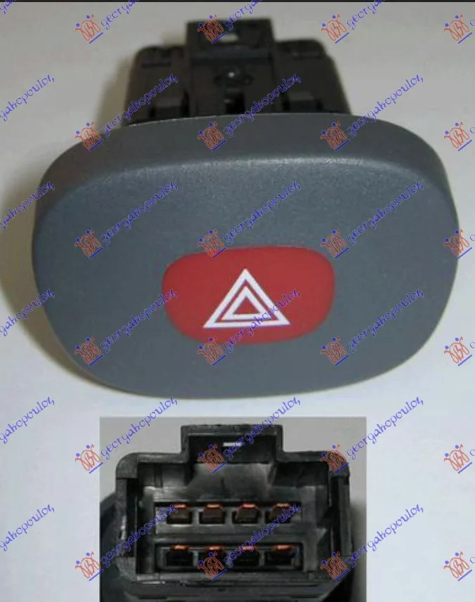 Prekidač sva 4 migavca Renault Clio 1998 - 2001