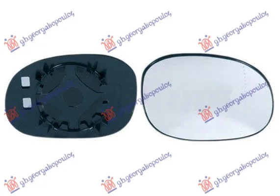 Staklo za retrovizor Citroen C2 2003 - 2008