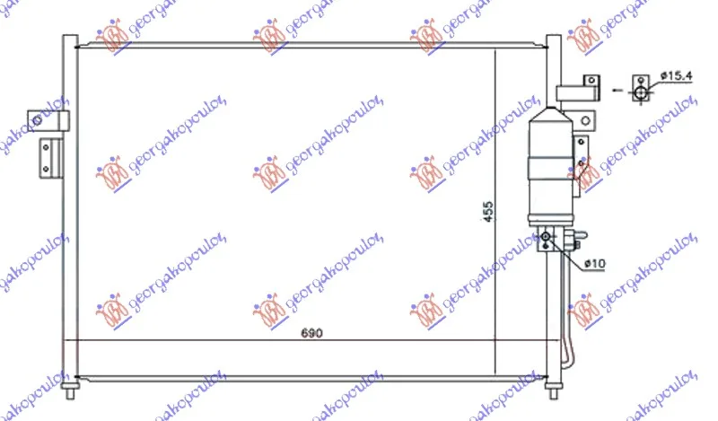 Hladnjak klime Nissan Pathfinder 2006 - 2013