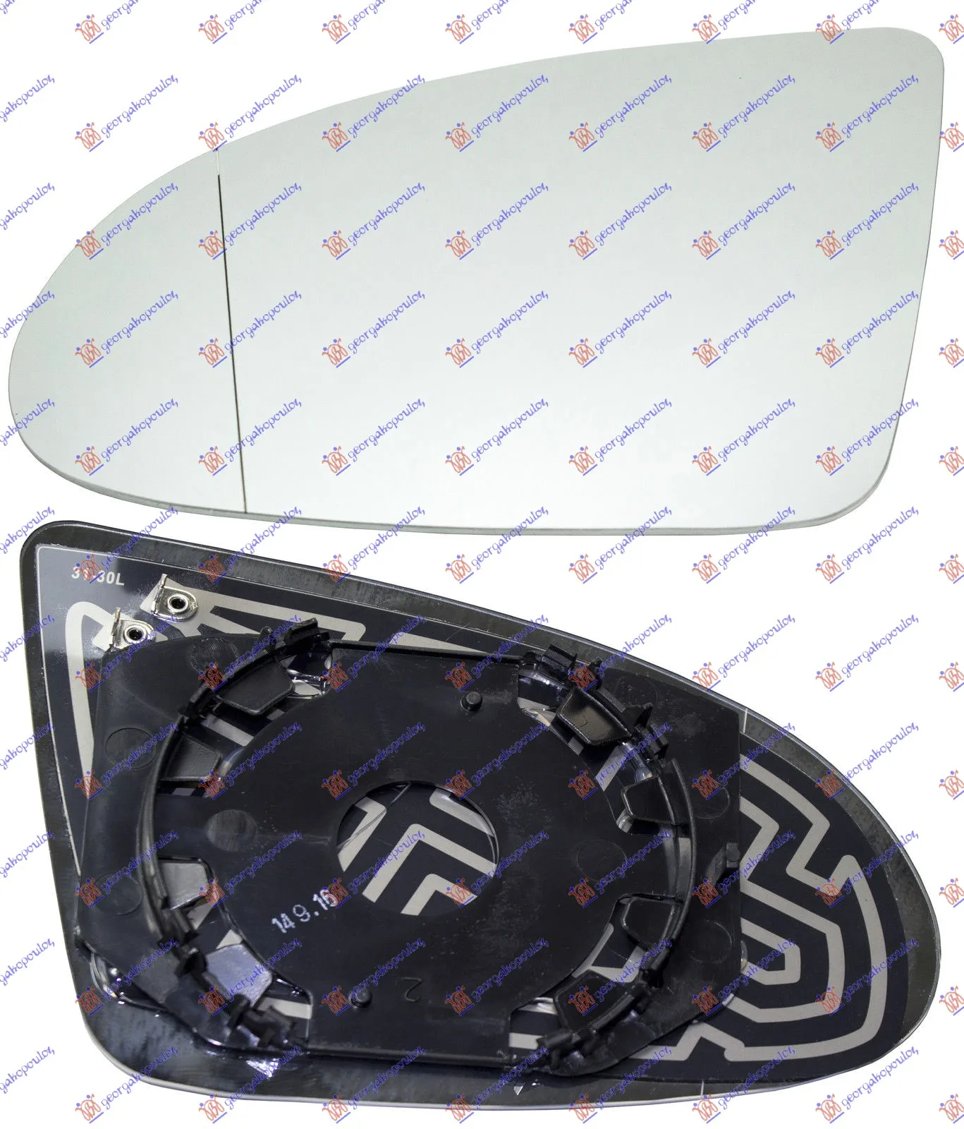 Staklo za retrovizor Audi A2 2000 - 2005