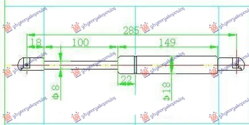 Amortizer gepeka VW Polo Classic 1995 - 2002