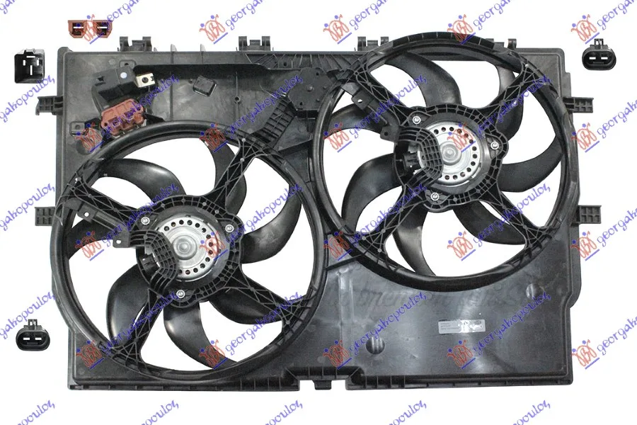 Ventilator hladnjaka Citroen Jumper 2014 -