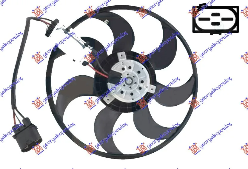 Ventilator hladnjaka Porsche Cayenne 2003 - 2010
