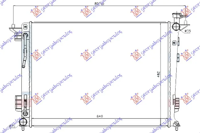 Hladnjak Kia Sportage 2014 - 2015
