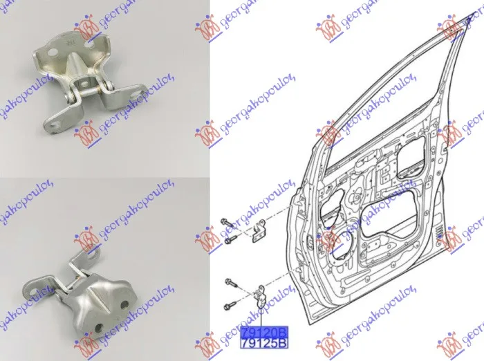 Šarka vrata Hyundai H1 Starex 2007 - 2018