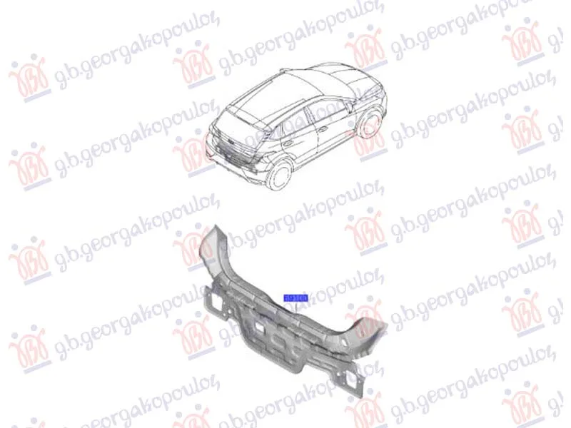 Zadnji vezni lim Hyundai Bayon 2024 -