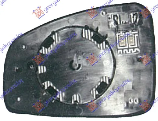 Staklo za retrovizor Renault Fluence 2010 - 2013
